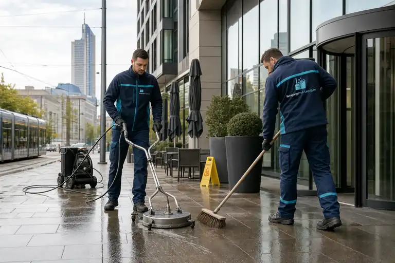 Außenreinigung durch ReinigungsProfi in Leipzig