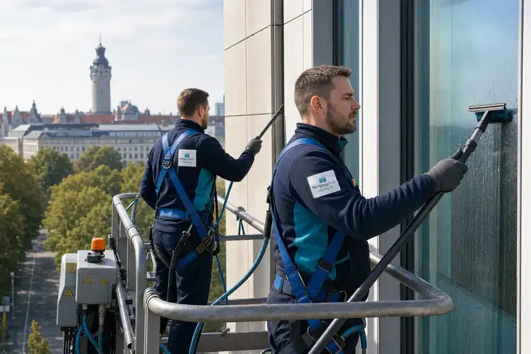 Fassadenreinigung durch ReinigungsProfi in Leipzig