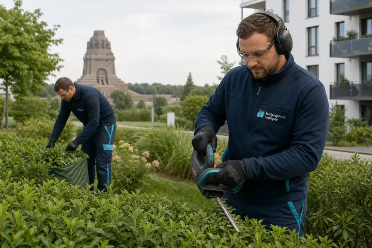 Grünanlagenpflege durch ReinigungsProfi in Leipzig