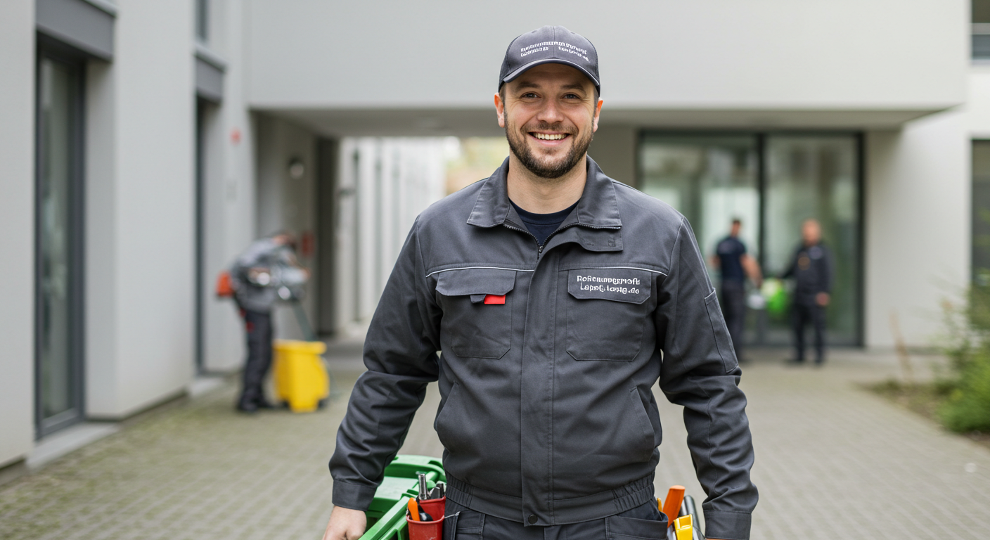 Gepflegte Wohnanlage, betreut durch einen professionellen Hausmeisterservice in Leipzig.