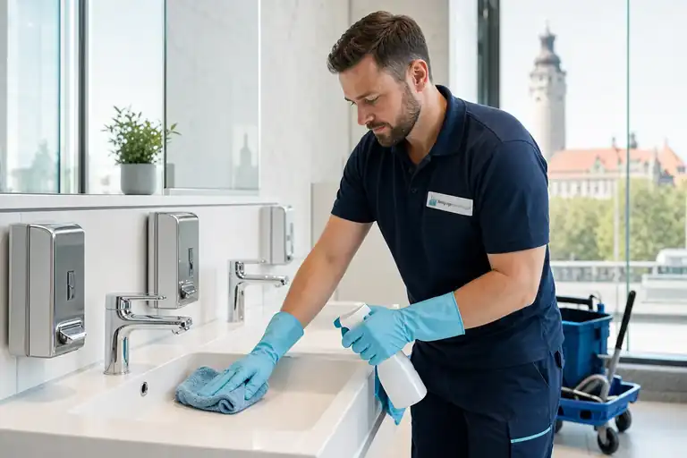 Sanitärreinigung durch ReinigungsProfi in Leipzig