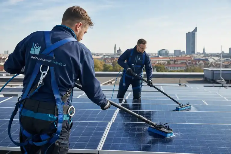 Solaranlagenreinigung durch ReinigungsProfi in Leipzig